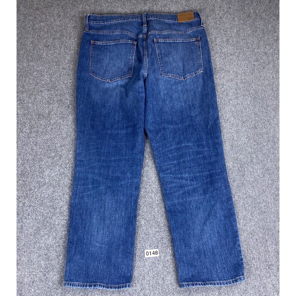 Madewell Jeans Womens 32 Perfect Vintage Crop High Waist Button Fly Medium Wash - Picture 2 of 10